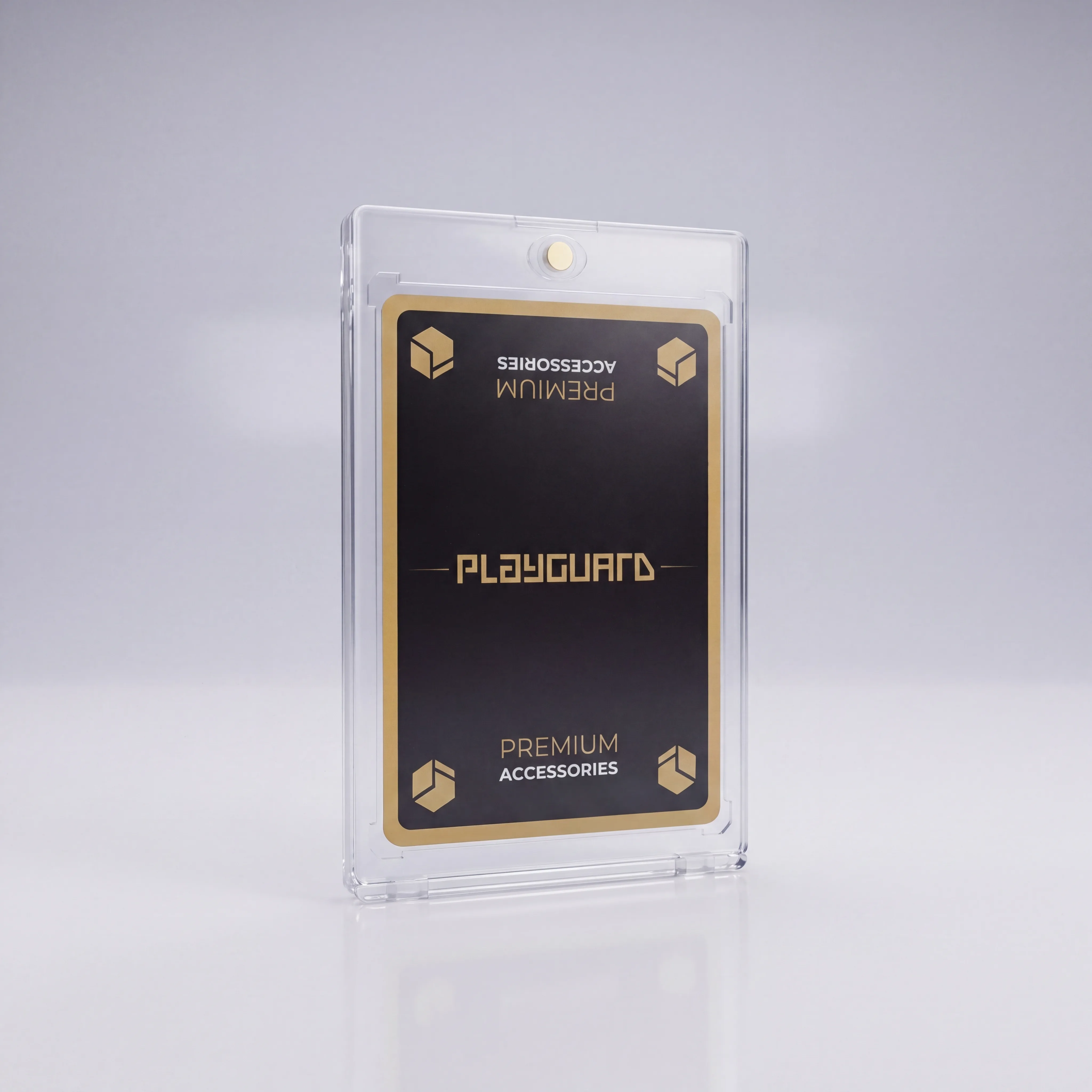 One Touch Magnetic PlayGuard Clear Series 35 PT — estuche acrílico magnético para exhibición premium de cartas TCG