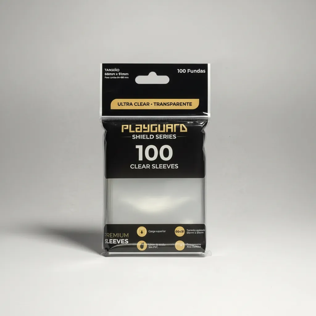 Ultra Clear Sleeves PlayGuard Shield Series 100 unidades — vista frontal del empaque